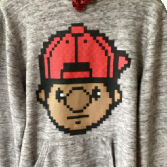 Trukfit Digi Tommy Hooded Sweatshirt Hoodie Streetwear Size M Checkered Accents - Picture 1 of 5